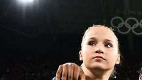 Madison Kocian, Gabrielle Douglas, Simone Biles, Alexandra Raisman y Lauren Hernandez del equipo de gimnasia de EEUU. (Foto: Laurence Griffiths/Getty Images)