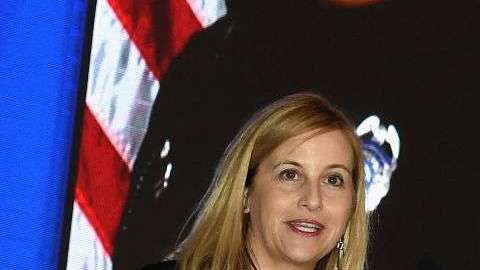 Megan Barry, alcaldesa de Nashville.  Rick Diamond/Getty Images for CRS.