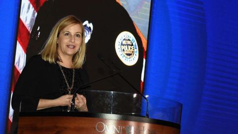 Megan Barry, alcaldesa de Nashville. Rick Diamond/Getty Images for CRS.