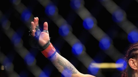 Cris Cyborg, campeona de UFC.  Sean M. Haffey/Getty Images