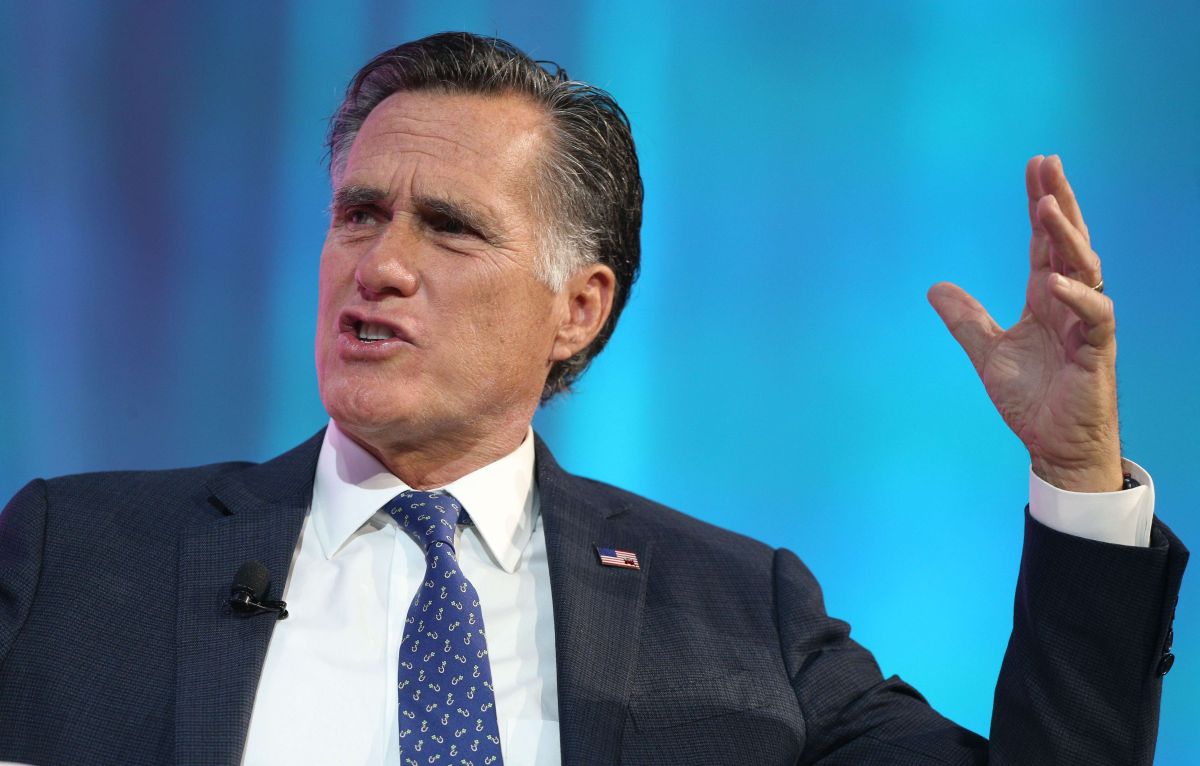 El senador republicano por Utah, Mitt Romney.