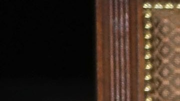 La tarjeta del presidente Trump para no olvidar temas a tratar.