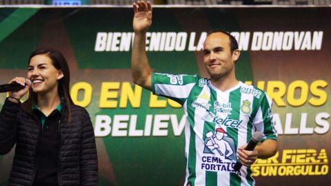 Landon Donovan con la playera de León. Imago 7