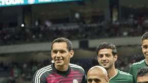 Foto oficial de la selección mexicana de fútbol que abrió su año mundialista con triunfo ante Bosnia en el Alamodome. (Foto: Imago7/Etzel Espinosa)