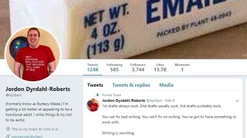 Jordon Dyrhal-Roberts destacó su mensaje de renuncia en su cuenta de Twitter.
