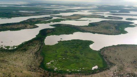 Antes, el lago Chad era como un mar interno en África.