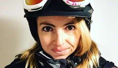La 'esquiadora' de halfpipe húngara Elizabeth Marian Swaney.