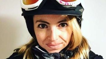 La 'esquiadora' de halfpipe húngara Elizabeth Marian Swaney.