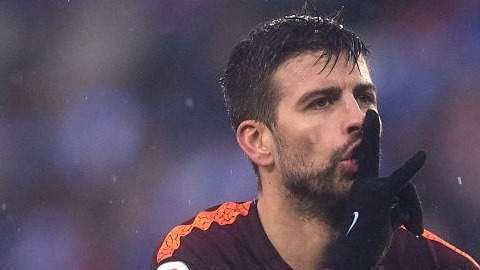 Piqué podría ser sancionado por gesto ante el Espanyol