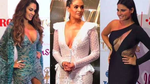 Ninel Conde, Galilea Montijo y Maite Perroni en los Premios TV y Novelas 2018