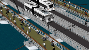 El plan incluye dos canales para autobuses y otros dos para caminar y andar en bicicleta