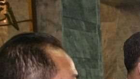 Las delegaciones de ambos países leyeron un comunicado de prensa conjunto anunciando la fecha de la cumbre. EFE