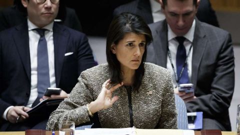 Nikki Haley, embajadora de  Estados Unidos ante la ONU. EFE