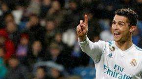 Cristiano Ronaldo marcó dos goles en el triunfo del Real Madrid