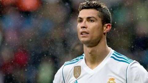 El delantero del Real Madrid, Cristiano Ronaldo.