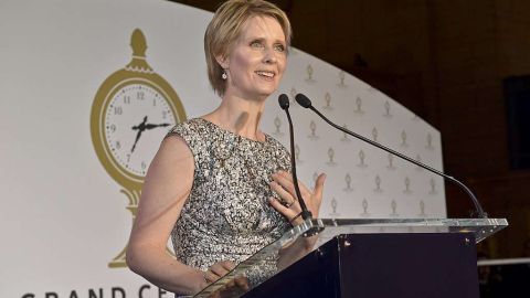 Cynthia Nixon se postuló para la gobernación de Nueva York en marzo