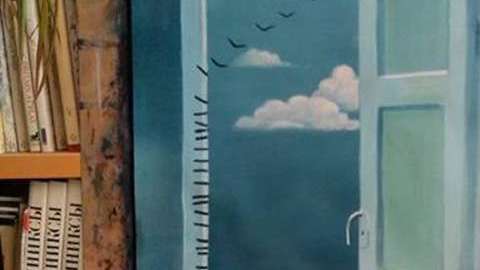 Una hermosa pintura del artista plástico Andrei Popov.