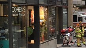 Una persona resultó herida en la calle Nassau