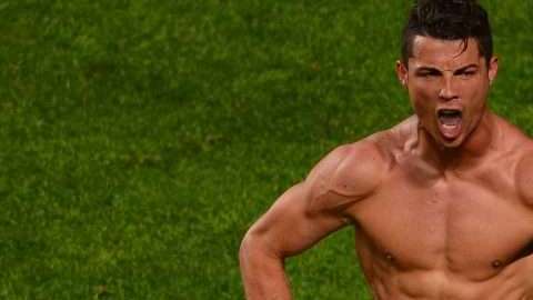 La icónica imagen del festejo innecesario de Cristiano Ronaldo frente al Atlético de Madrid en la final de la Champions 2014. (Foto: Lars Baron/Getty Images)