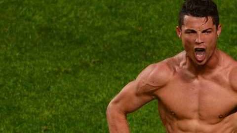 La icónica imagen del festejo innecesario de Cristiano Ronaldo frente al Atlético de Madrid en la final de la Champions 2014. (Foto: Lars Baron/Getty Images)