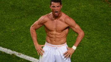 La icónica imagen del festejo innecesario de Cristiano Ronaldo frente al Atlético de Madrid en la final de la Champions 2014. (Foto: Lars Baron/Getty Images)