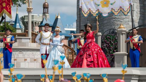 El show de princesas de Disney.