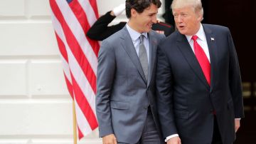 El presidente insistió que EEUU tenía un deficit comercial con Canadá