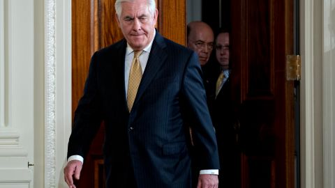 Rex Tillerson deja el Departamento de Estado.