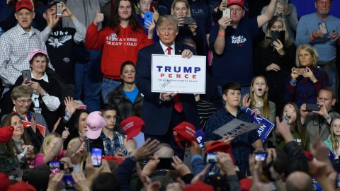 El presidente Trump ya promueve su reelección.