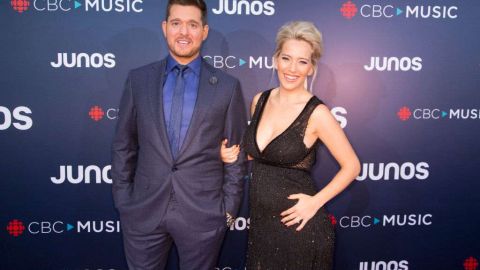 Michel Bublé y Luisana Lopilato.