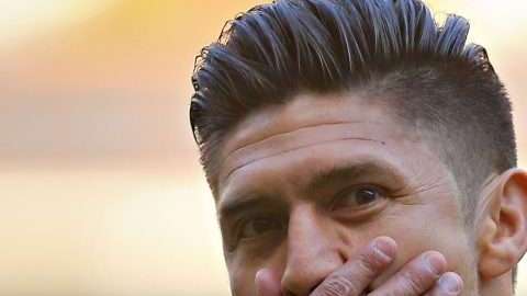 Oribe Peralta busca con el América llevarse el Clásico frente a las Chivas en este Clausura 2018. (Foto: Imago7/Agustin Cuevas)