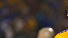 André-Pierre Gignac, y su frustración tras perder los Tigres UANL ante el Toronto FC en la Liga de Campeones de la Concacaf. (Foto: Imago7/ José Macías)