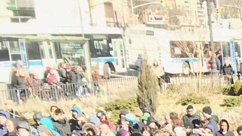 Decenas de miles de estudiantes dejaron sus aulas el miércoles para pedir cambios a las leyes sobre las armas.
