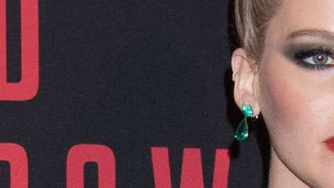 Jennifer Lawrence en la presentación de Red Sparrow.