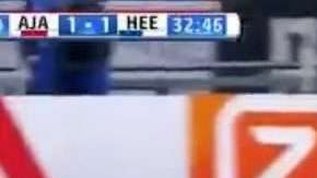 Martin Odegaard, el noruego del Hereenveen holandés, cedido por el Real Madrid, también hizo un golazo.