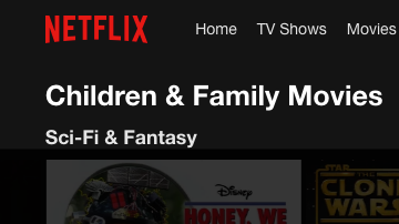 Ciencia ficción infantil en Netflix