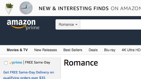 Amazon Video romance
