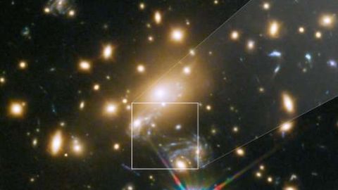 La imagen de Ícaro muestra cómo era cuando el universo tenía 30% de su edad actual.