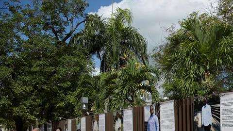 La exposición 'Las Chacabanas son dominicanas'. EFE