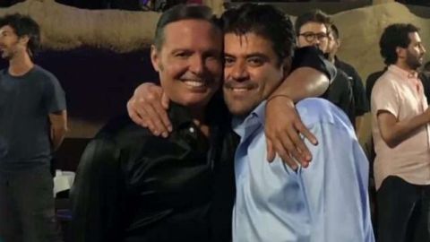Luis Miguel junto a Jorge ‘El Burro’ Van Rankin.