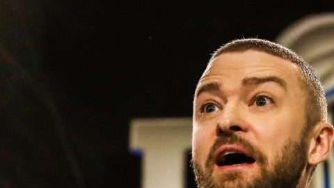 El cantante estadounidense Justin Timberlake en rueda de prensa de su actuación en el medio tiempo del Super Bowl LII. (Foto: EFE/TANNEN MAURY)