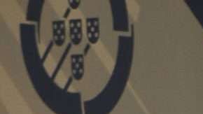 El jugador portugués del Real Madrid Cristiano Ronaldo y su novia Georgina Rodríguez durante la gala de las Quinas de Oro.