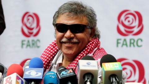 Seuxis Pauxias Hernández Solarte (alias Jesús Santrich) fue detenido el lunes en Colombia a pedido de Estados Unidos