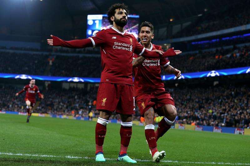 Mohamed Salah volvió a brillar por Liverpool. EFE