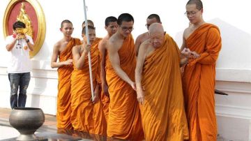 Monjes budistas. EFE