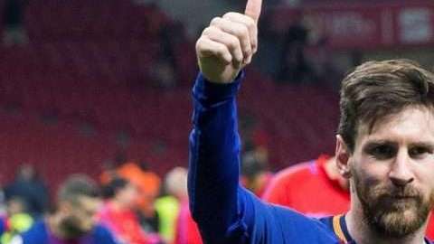 El delantero argentino del FC Barcelona, Lionel Messi, tras ganar la Copa del Rey por 5 goles a 0 al Sevilla. (Foto: EFE/Rodrigo Jiménez)