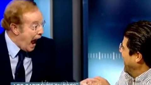 El 'Burro' Van Rankin y José Ramón Fernández en 'Los capitanes' de ESPN.