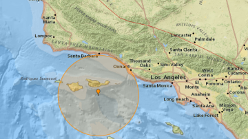 El terremoto ha tenido lugar a 36 millas de las Channel Islands a las 12:29 p.m.