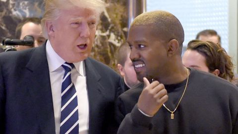 Donald Trump y Kanye West