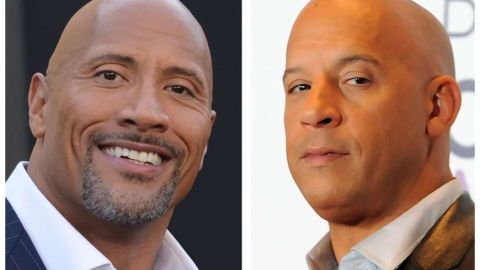 Dwayne Johnson y Vin Diesel.